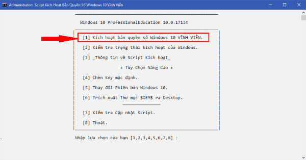 Hướng dẫn cách Active win 10
