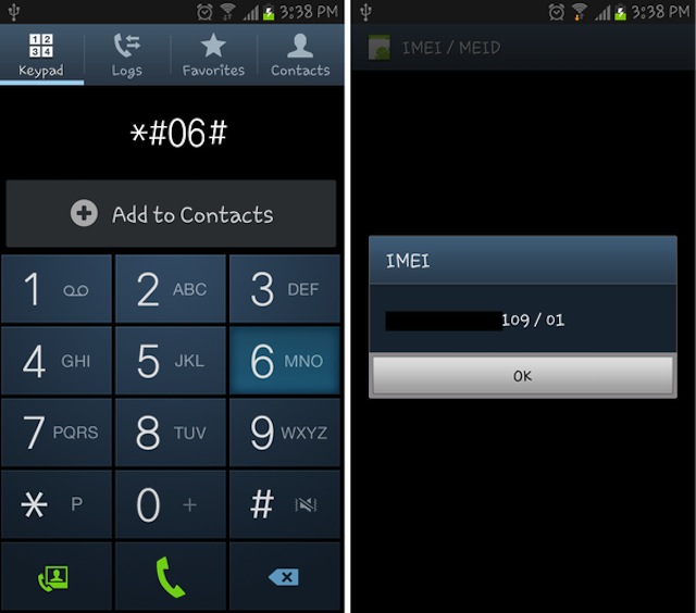 Kiểm tra số IMEI