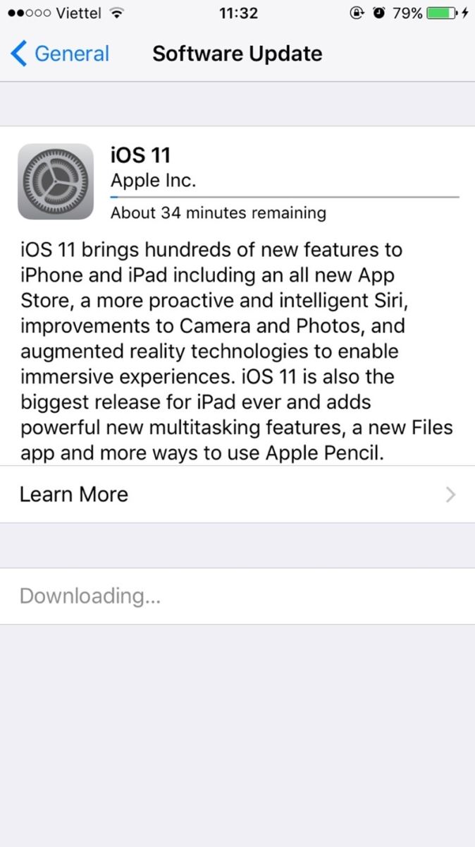Update lên iOS mới nhất