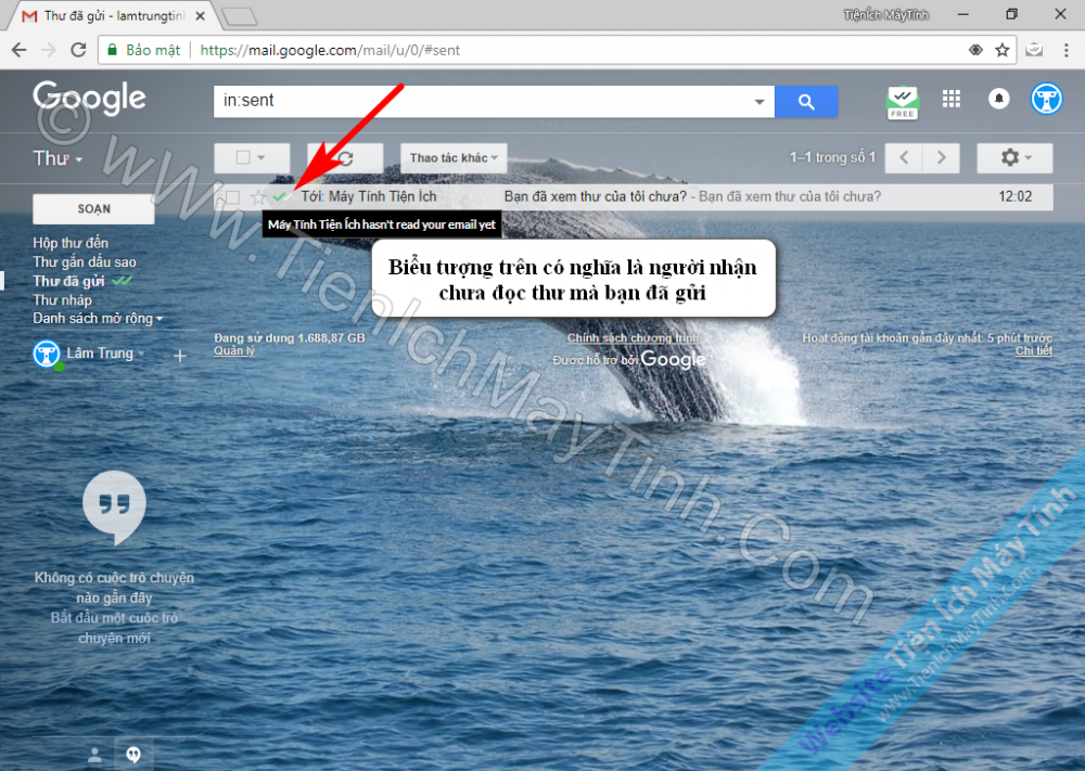 Hướng dẫn cách nhận biết gmail đã được đọc mới nhất 2020