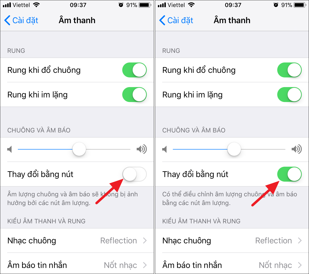 Mẹo điều chỉnh âm lượng chuông và âm báo cùng lúc bằng các nút tăng/giảm âm lượng trên iPhone - VnReview - Tư vấn
